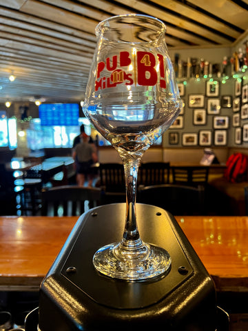 Pub Milos Anniversary Glass